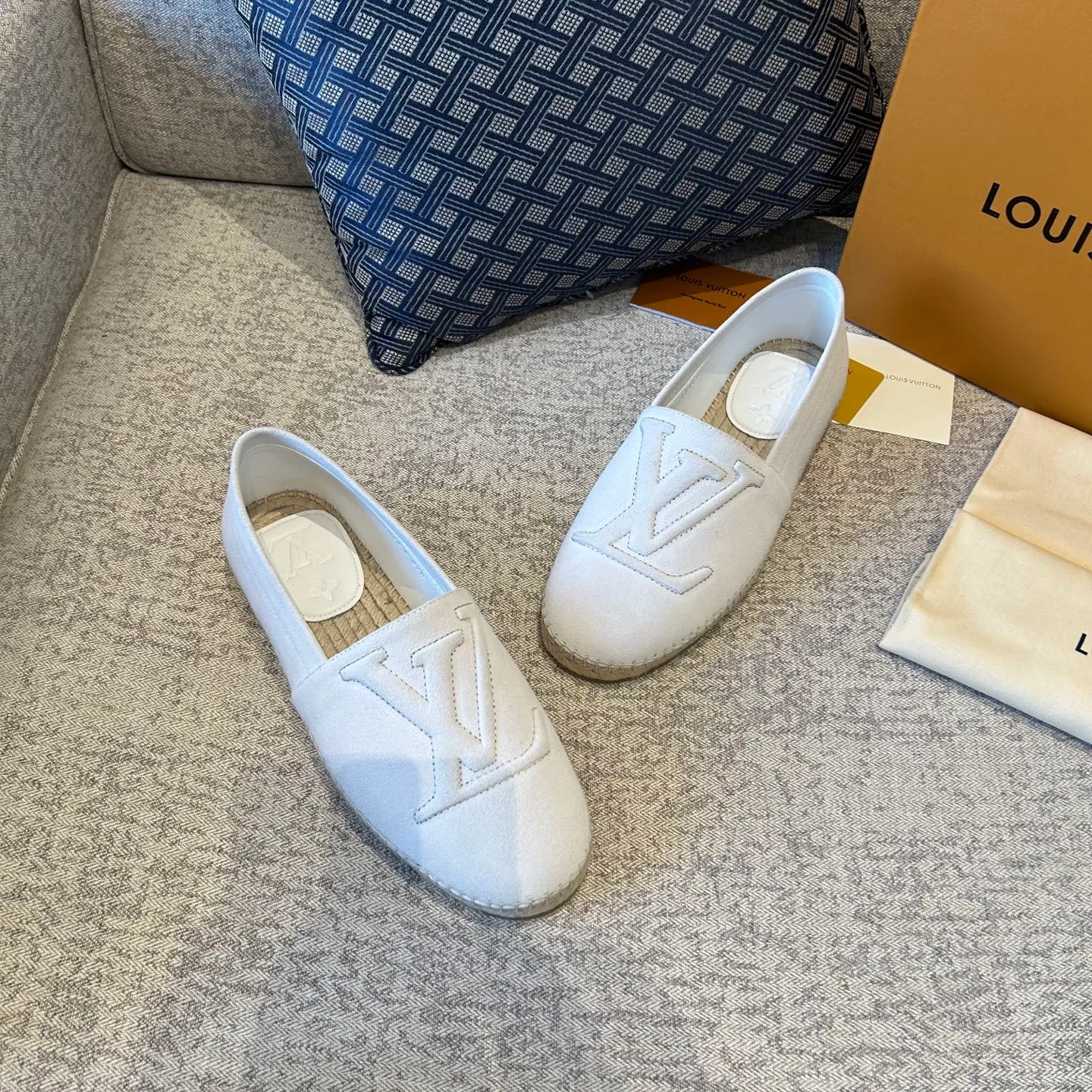 [L Family] Top P: 720💰-Size: 39-44 (customized at 38.45.46) L Family Freesstyle Men's Fisherman Shoes. 2026 Overseas🎆🎆[Spring and Summer New Style: Lv Fisherman Shoes] Material: calf suede, cowhide𥚃, rubber injection process, hemp rope with rubber outsole.